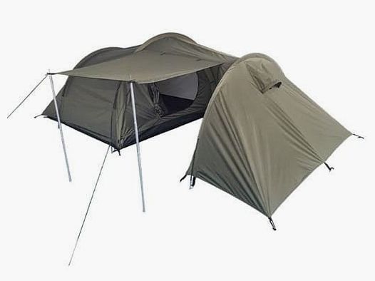 Tente MIL-TEC pour 3 personnes avec espace de rangement