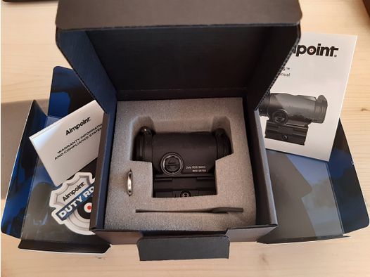 Aimpoint Duty RDS 2 MOA, 39mm, nuovo, confezione originale