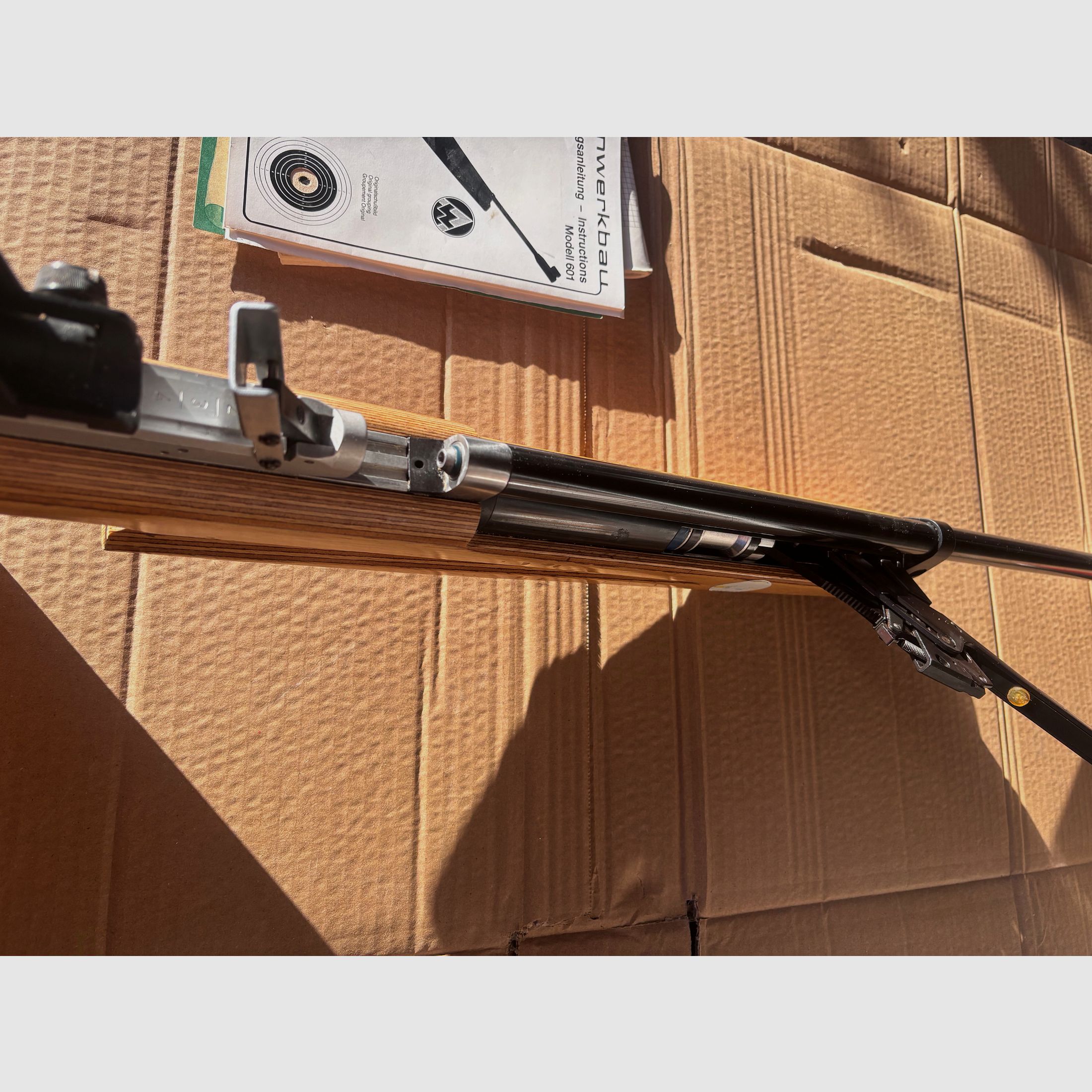 Fine work construction model 601 match air rifle/defective