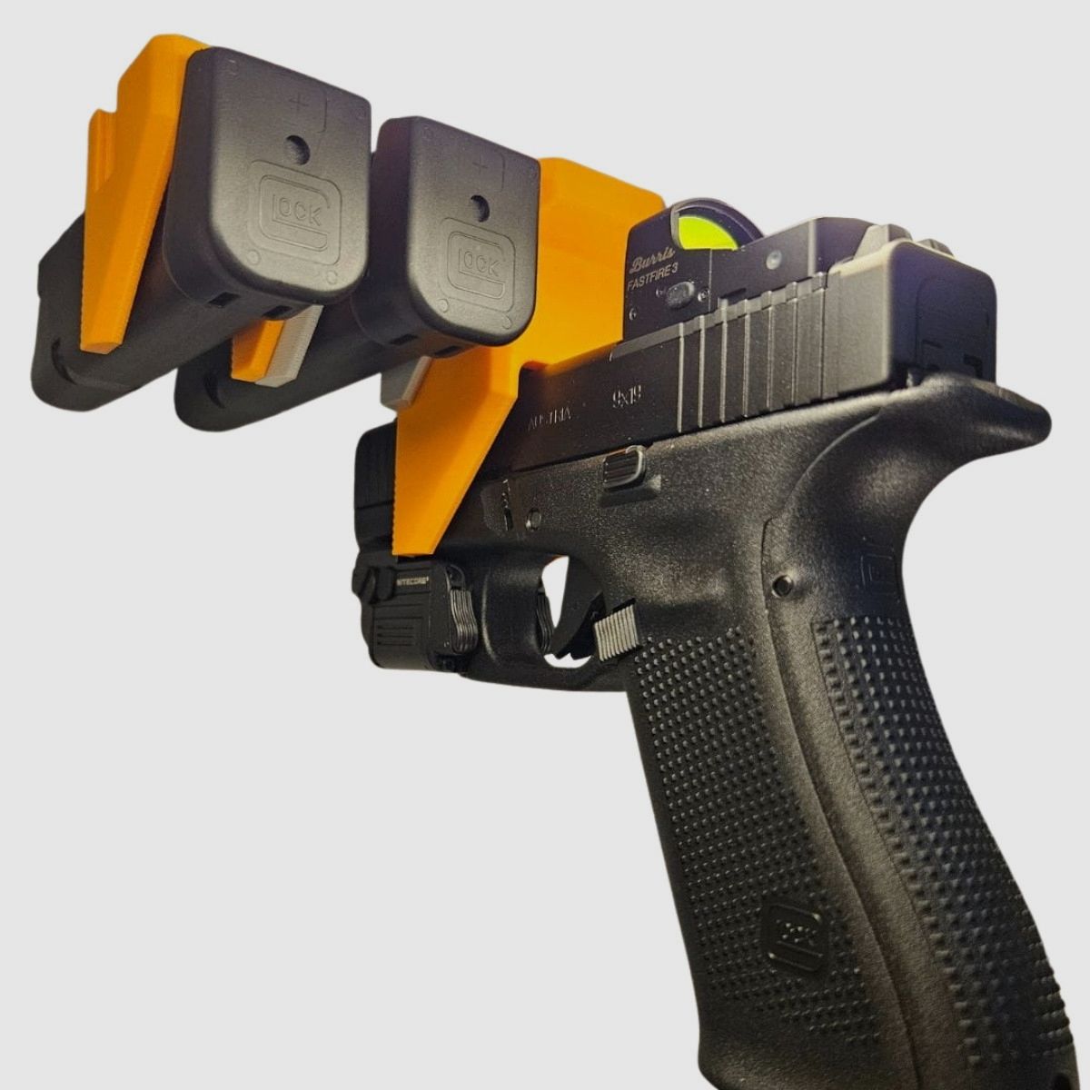 MP - RHS Soporte magnético para pistola con optoelectrónica - naranja - RHS-03, imagen 2 de 3