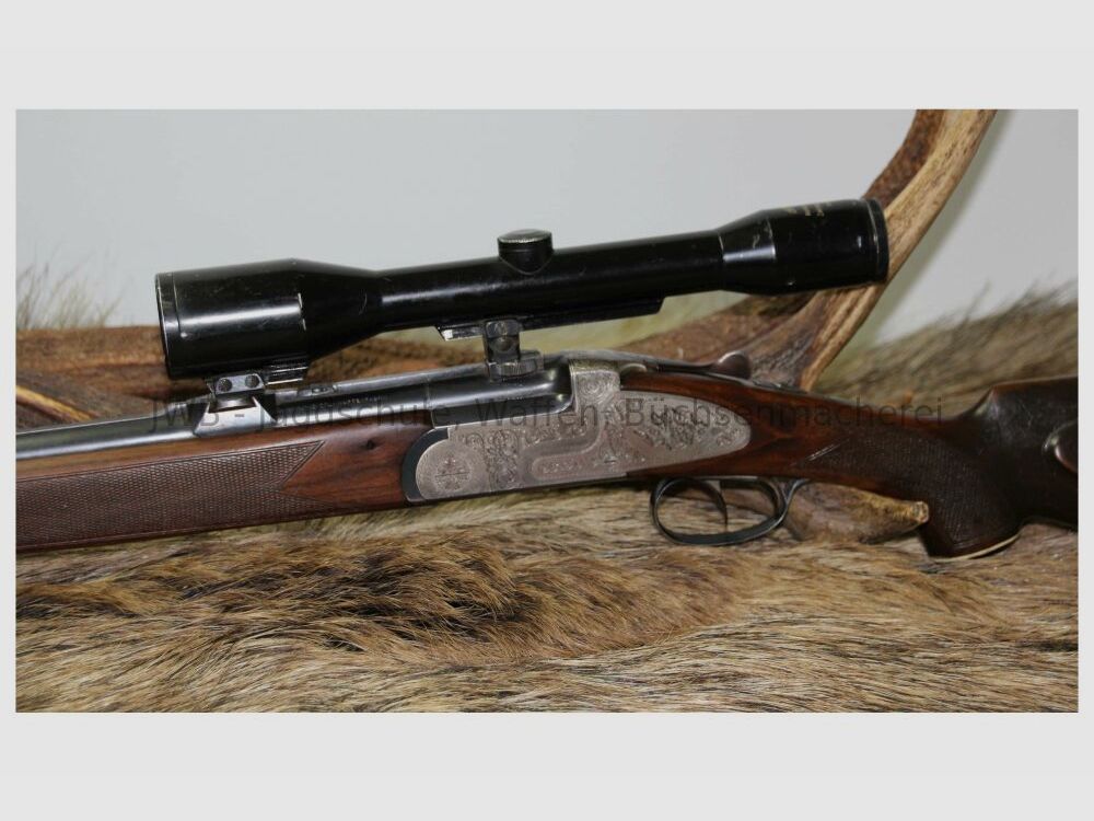 Antonio Zoli mit langen Seitenplatten - Frauenwaffe mit Schaftlänge 34 cm 7x57R; 16/70