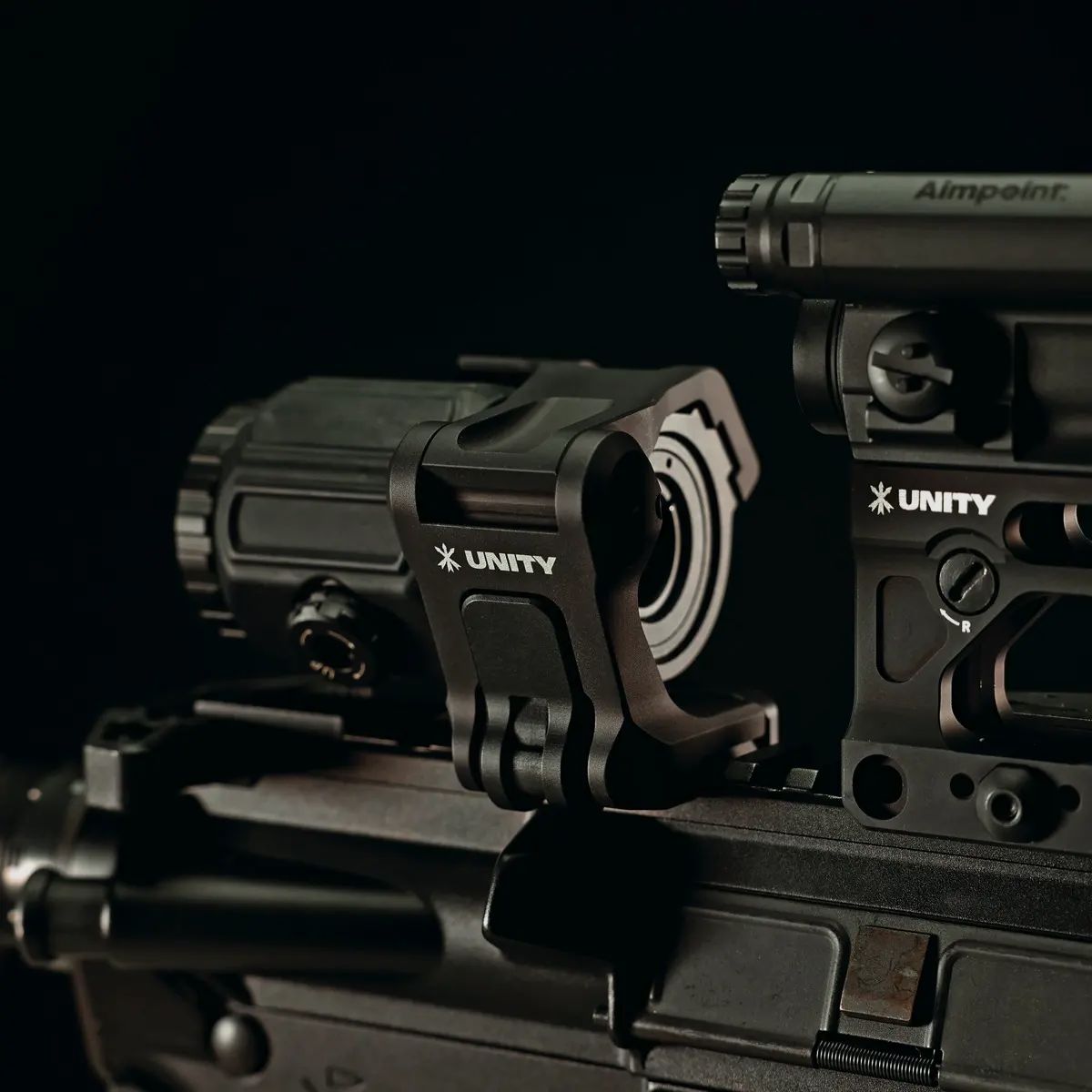 UNITY TACTICAL, FAST FTC Omni Magnifier Mount, zwart, afbeelding 4 van 5