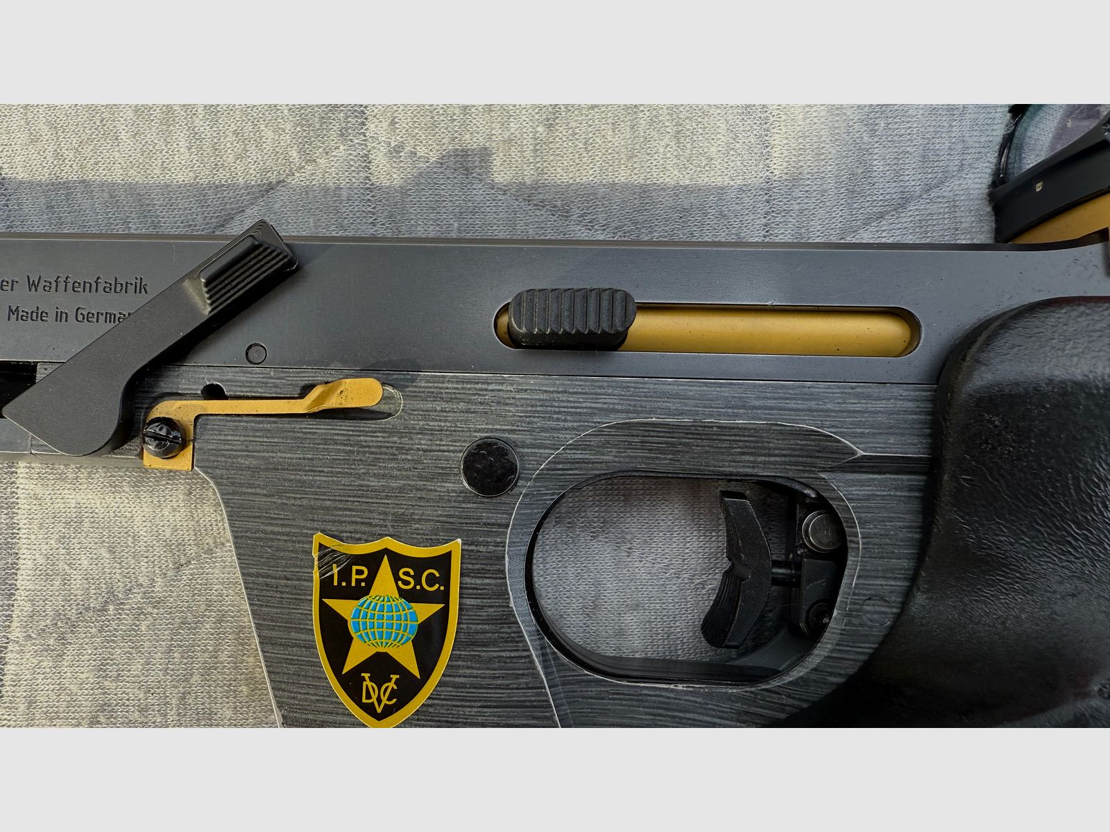 Walther GSP Expert .22lr very good condition, a lot of accessories Unique appearance with stock