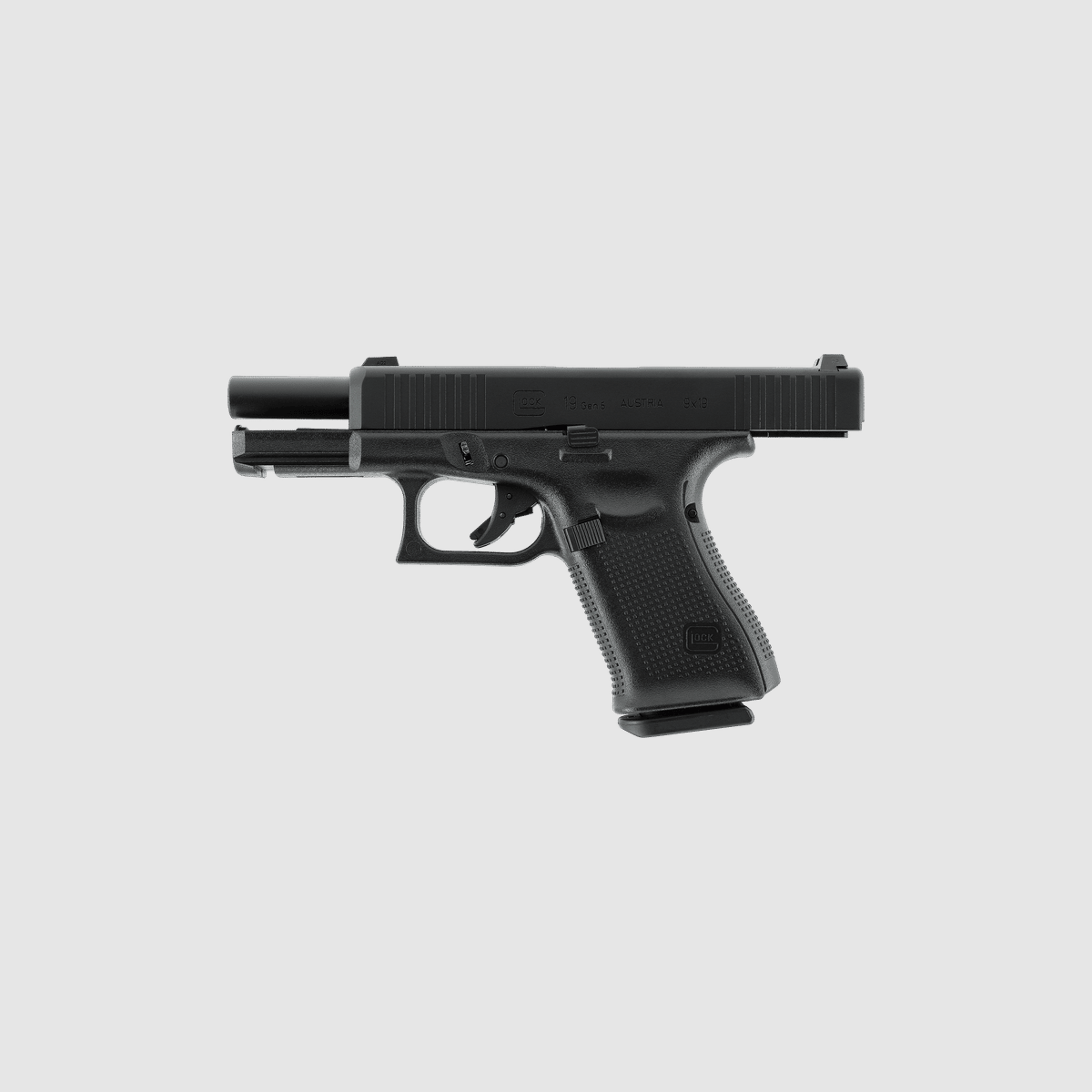 Glock 19 Gen 5 - Metal Slide, GBB 6mm BB - Schwarz | UMAREX