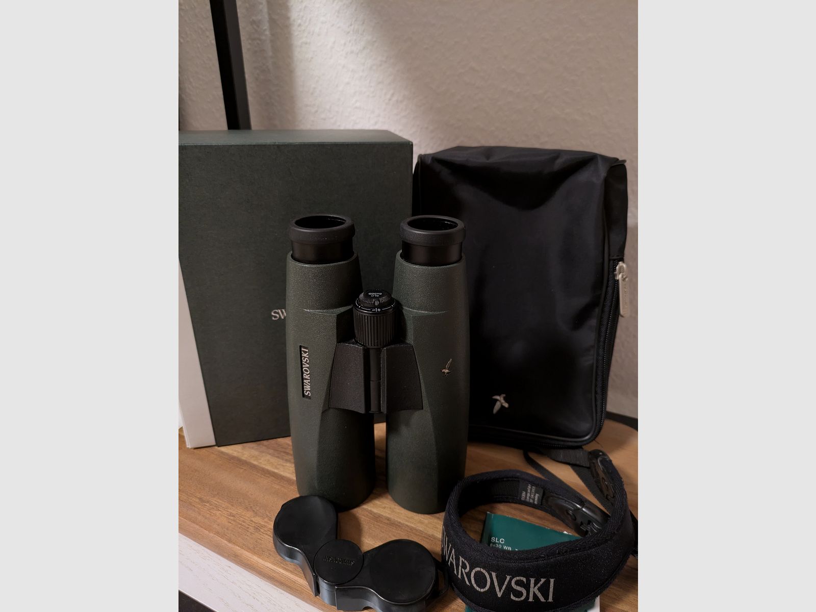 SWAROVSKI SLC 8x56 BINOCULARS TOP CONDITION in original packaging! Companion for Blaser Sauer Merkel
