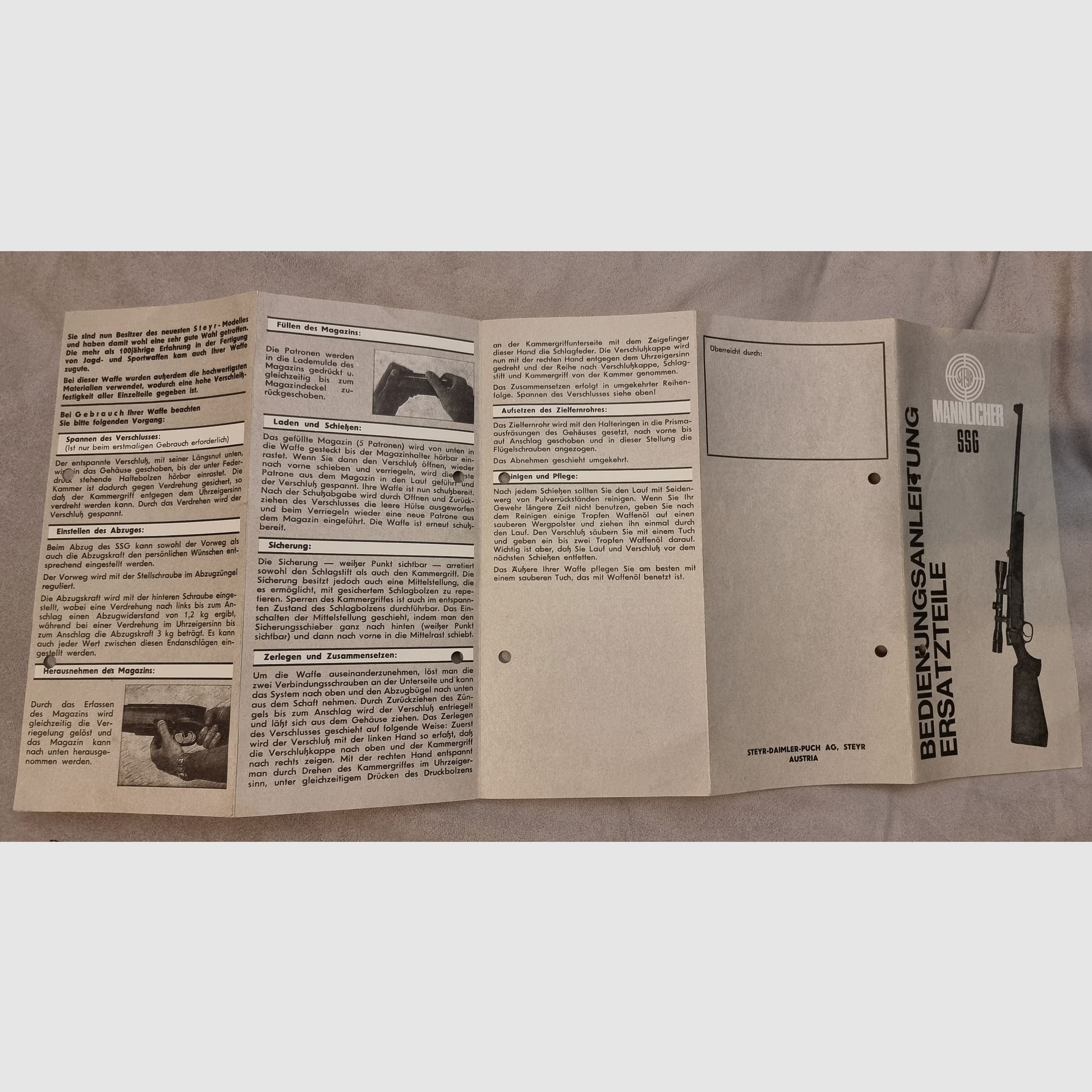 Steyr SSG69 Police Steiner MX5i 5-25x56 MSR AICS