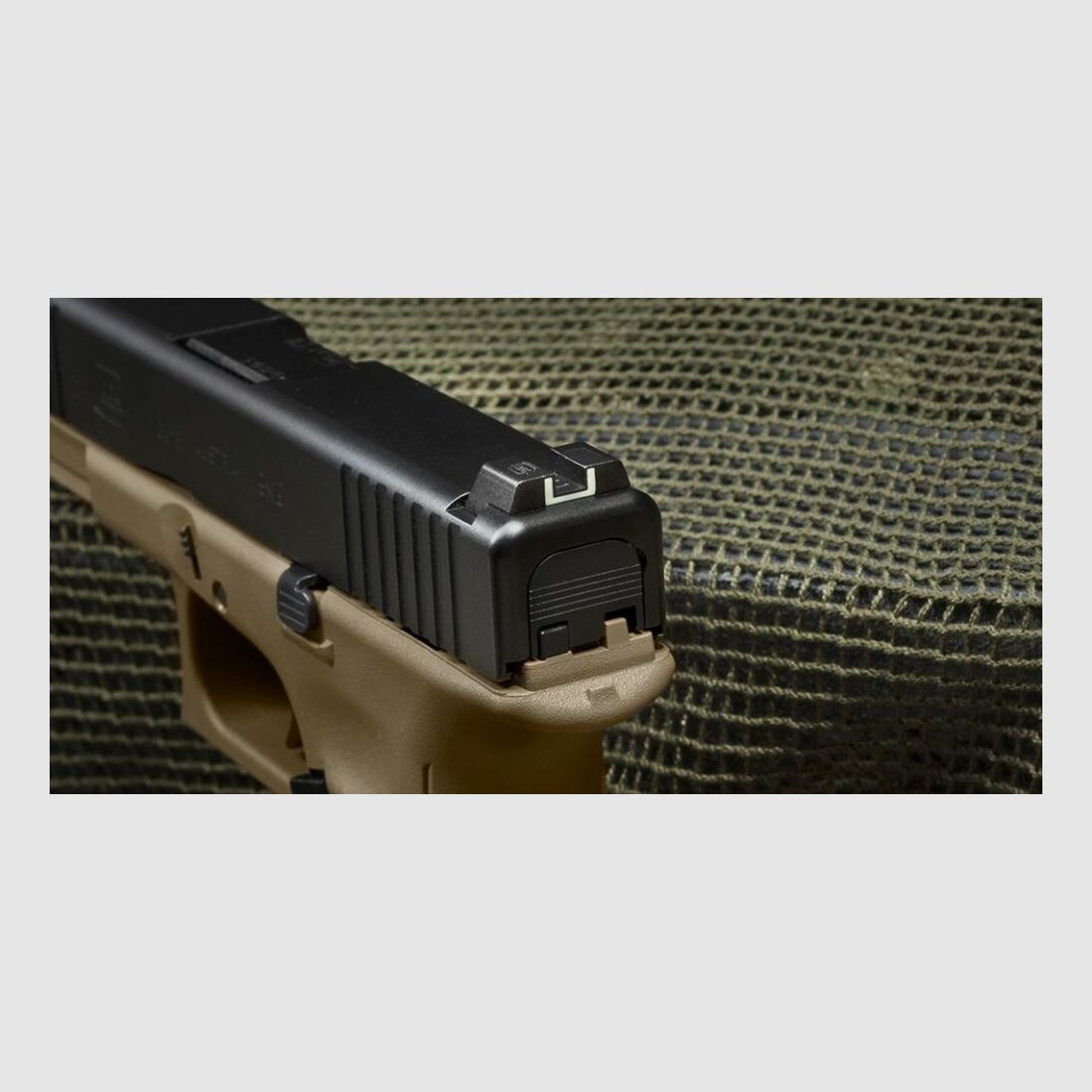 Glock	 Pistole Glock 17 Gen 5 Frankreich coyote FS FXD 9mm