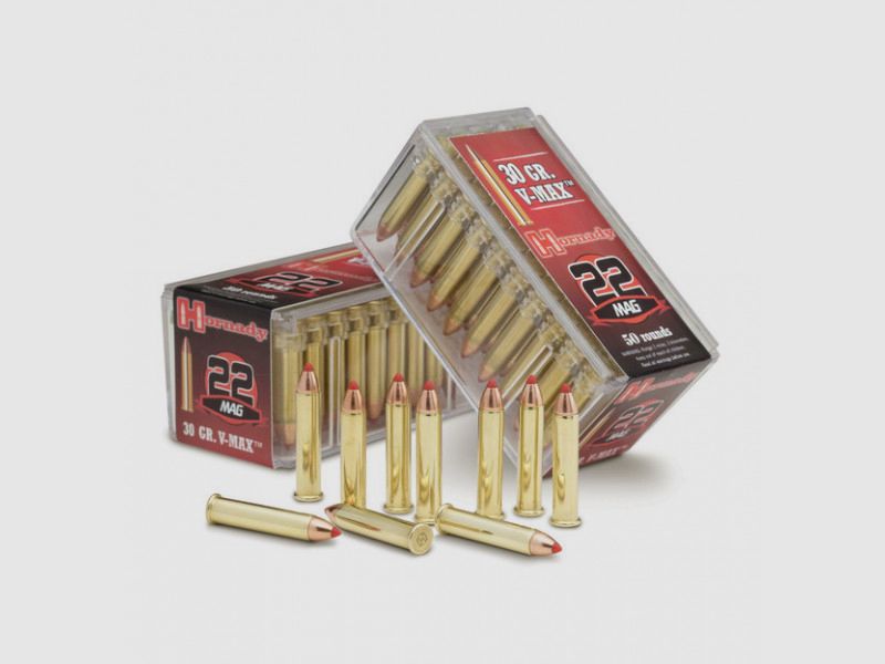 HORNADY .22 MAGNUM / .22WMR - V-MAX- 30GR. - 50 SCHUSS