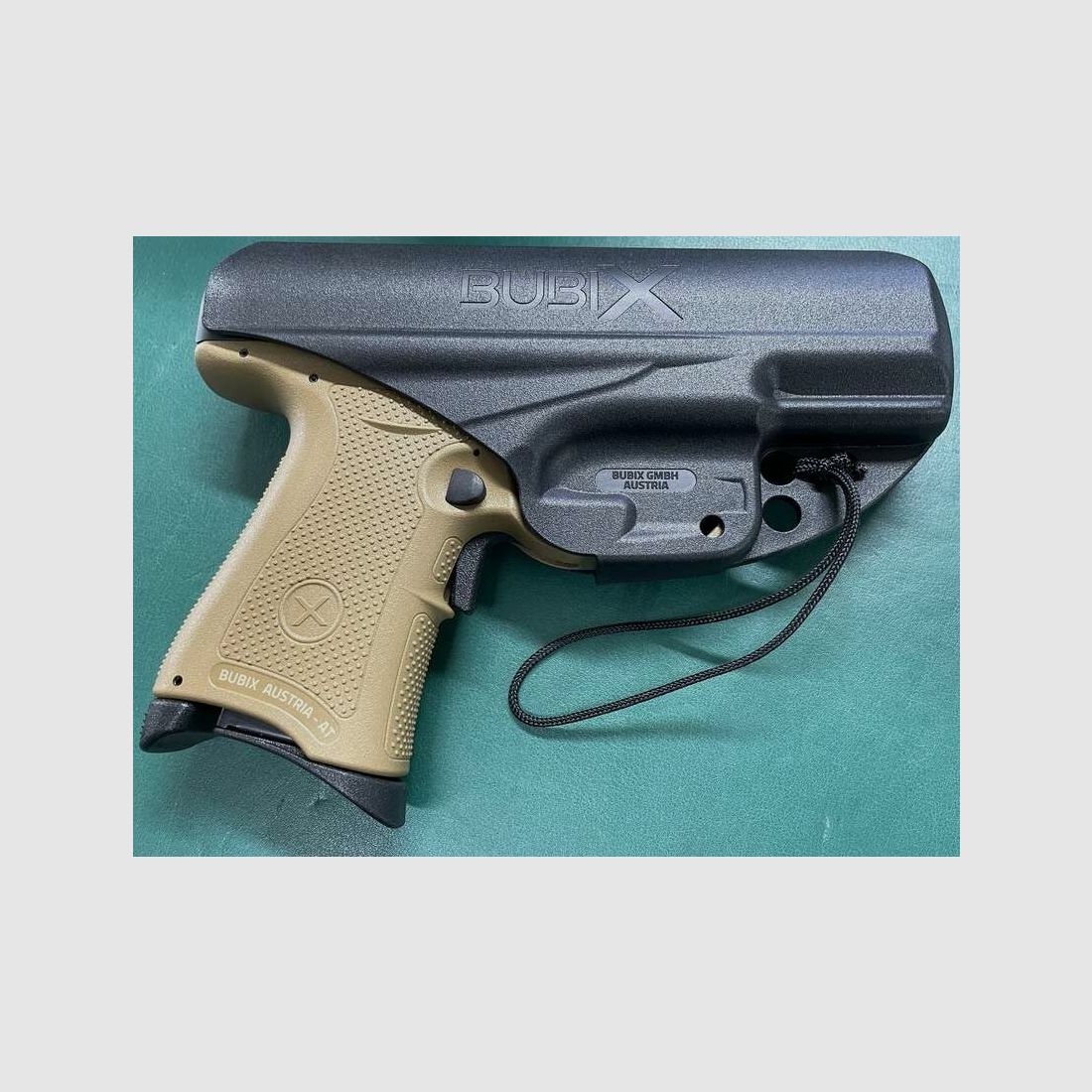 BubiX halbautomatische Pistole 9x19mm - Braun