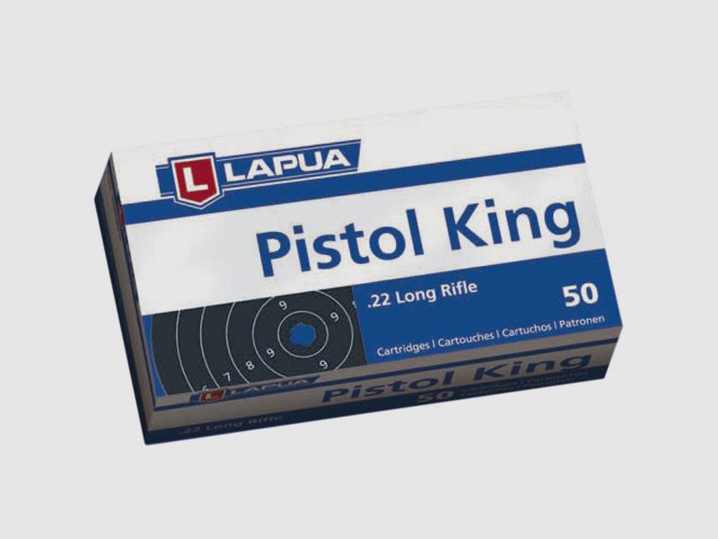 Lapua Pistol King .22 LR 40GR LRN 50 Patronen