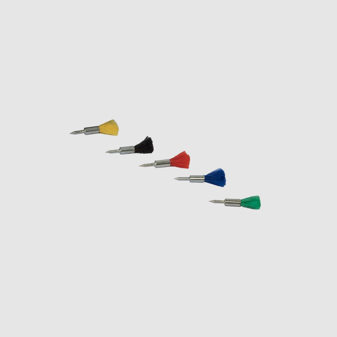 Federbolzen Kaliber 4,5 mm farblich gemischt 25 StĂĽck
