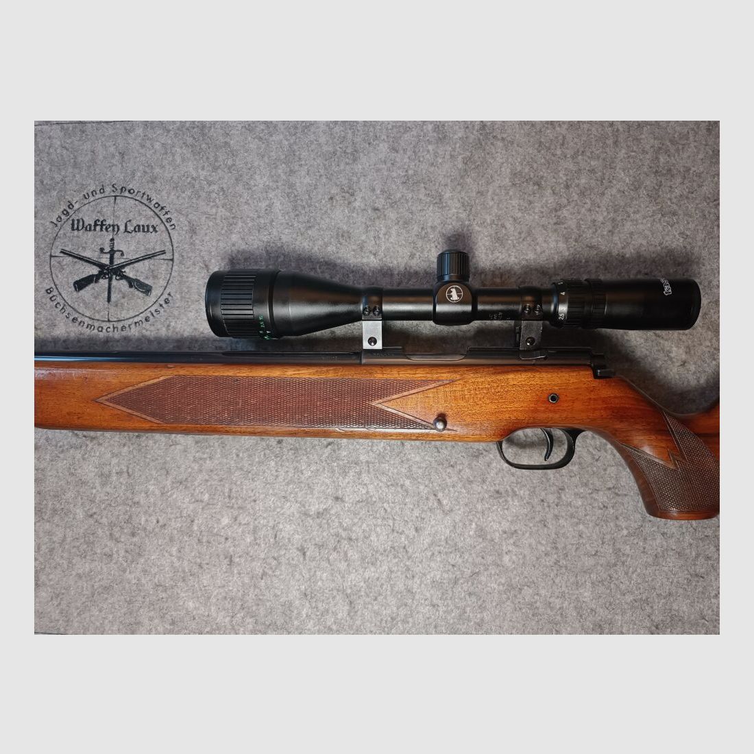 Carl Walther Ulm KK Single-shot Sport Rifle with ZF Tasco 2.5-10x42