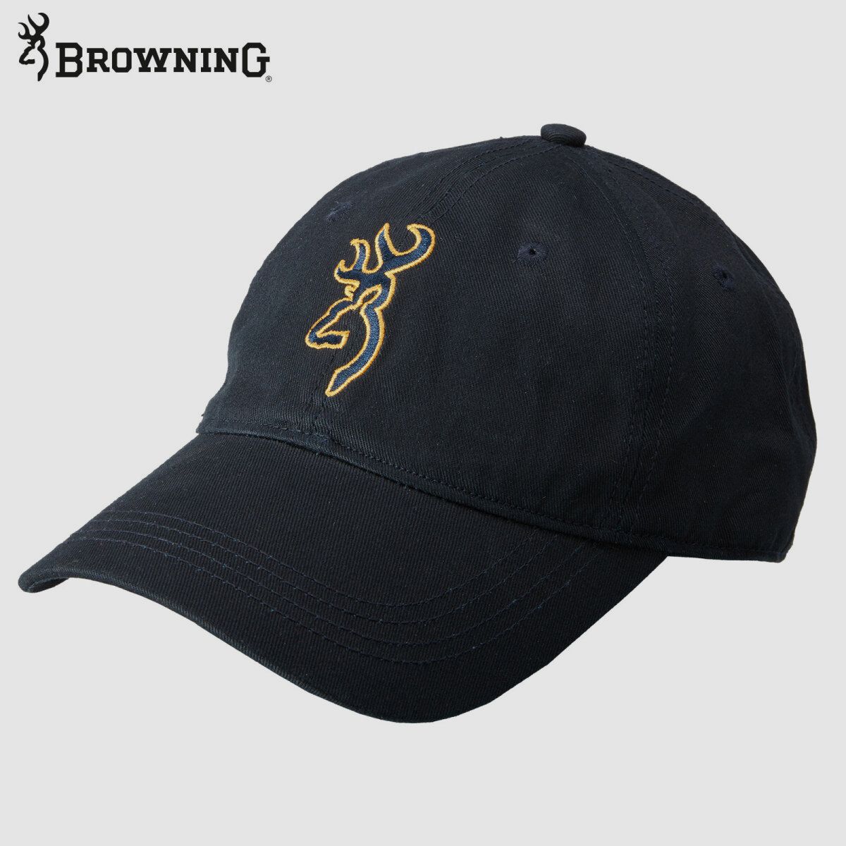 Browning Cap Gold Buck Blue