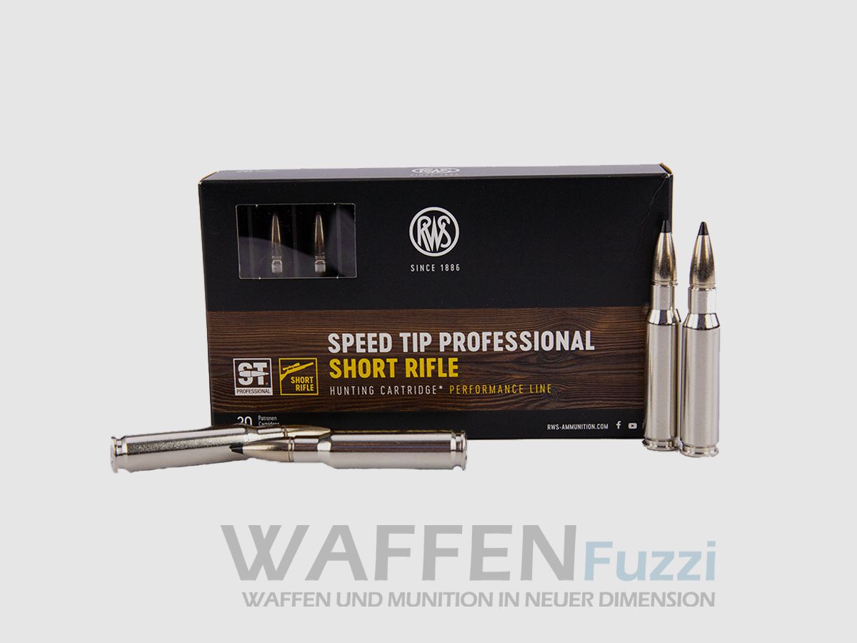 RWS Speed Tip Professional .308 165gr Short Rifle 20 Schuss