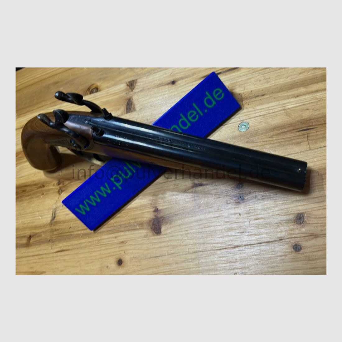 Corsair Doppelläufige Perkussionspistole was ganz Besonderes. Armi Sport .44(BlackPowder)