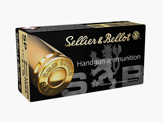 S&B 9 mm Luger Teilmantel 6,5g/100grs.