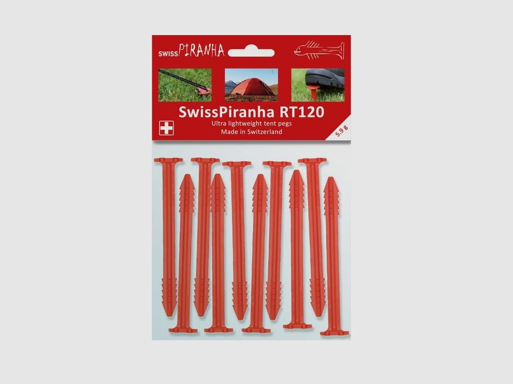 SwissPiranha Pegs RT120 (Set mit 10Stk.)