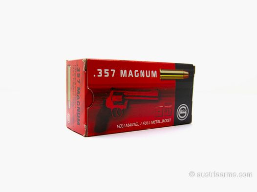 Geco .357 Mag 158grs FMJ FN – Full Metal Jacket
