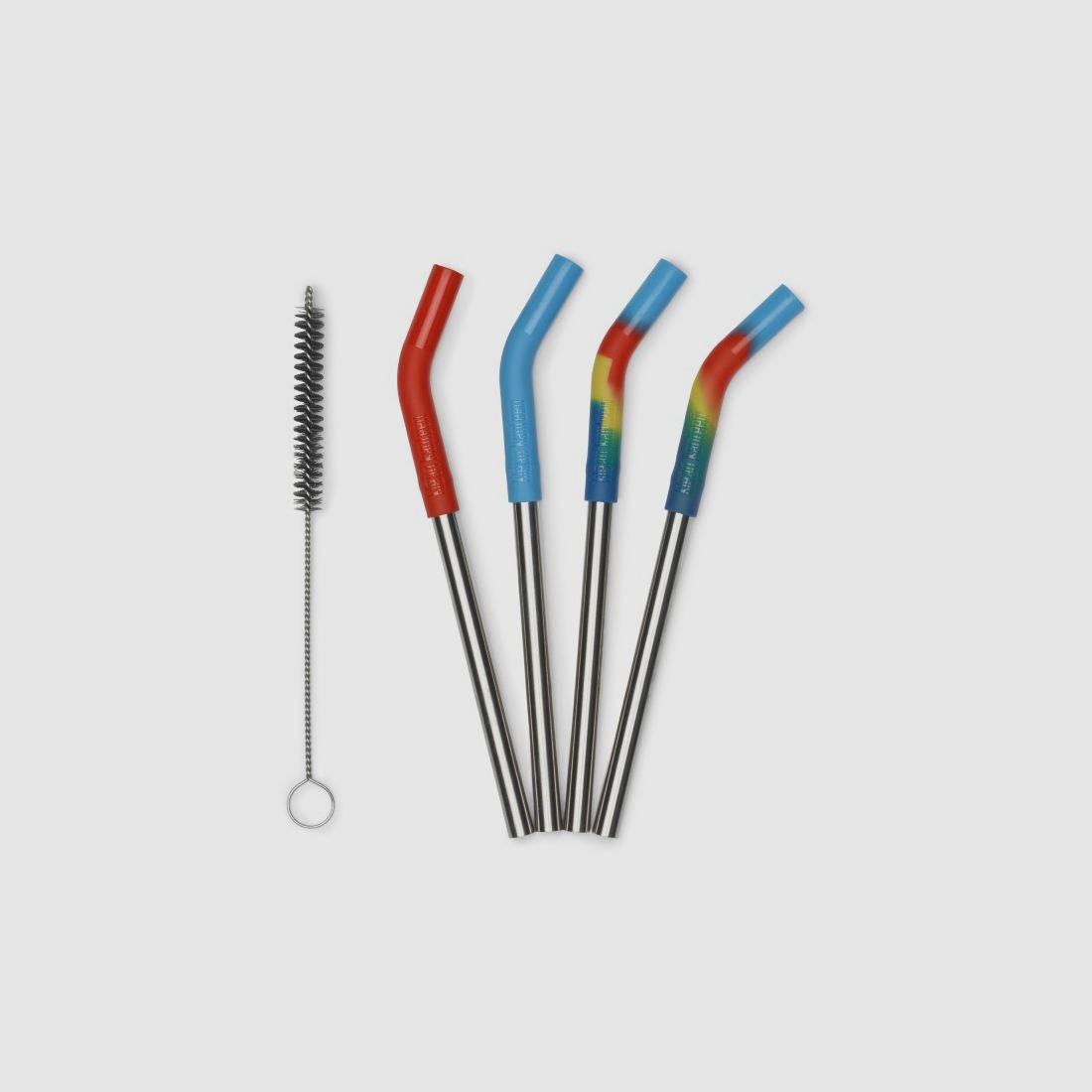 Klean Kanteen Cannuccia in Acciaio Inossidabile 4 Pezzi 8mm Corto Multicolore