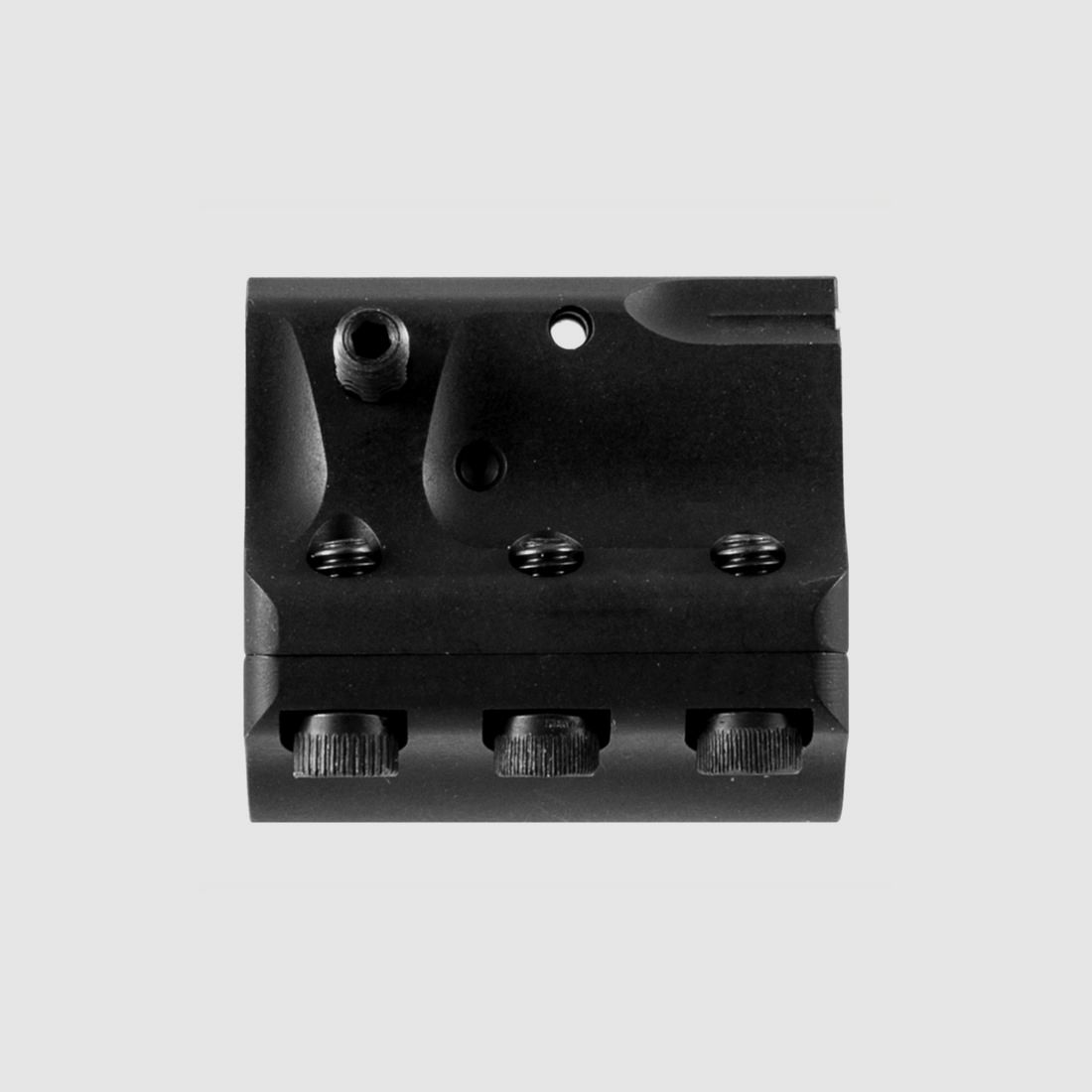J P ENTERPRISES ADJUSTABLE J P ENTERPRISES AR-15 2-PC DETENT GAS BLOCK LOW PROFILE .750 STEEL BLACK, image 3 of 5