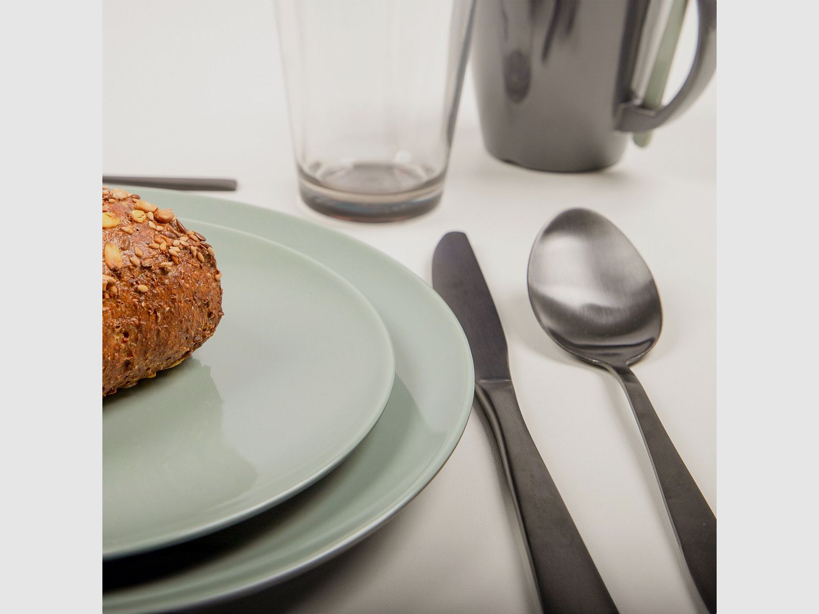 Set di Piatti Vivid Line, Grigio Chiaro, immagine 12 di 17