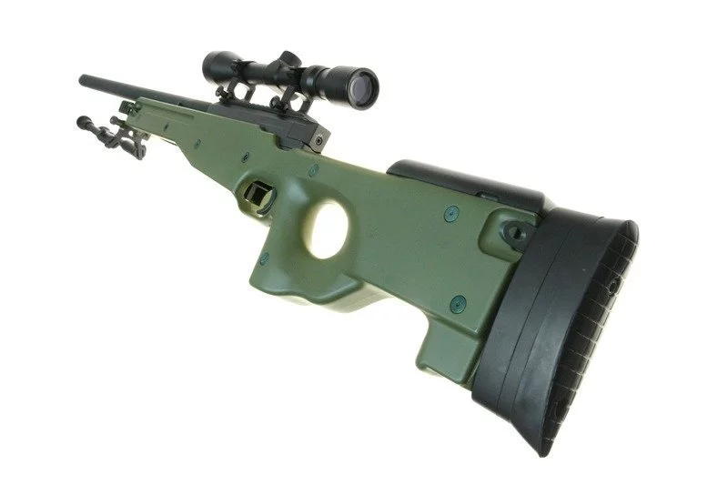 ASG sniper rifle WELL Warrior I (with bipod and scope) – Olive, image 12 of 22