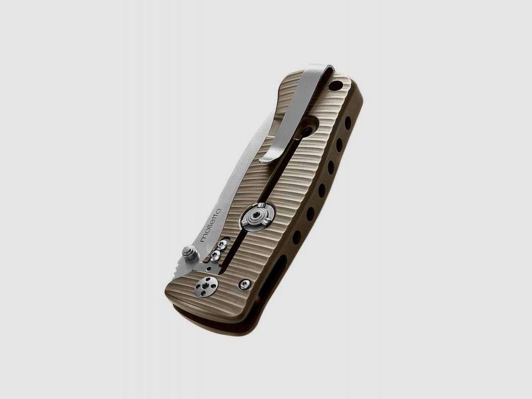 Lionsteel SR2 Titan Taschenmesser Matt Bronze