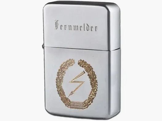 Briquet original Bundeswehr Z-Plus gaz avec gravure opérateur radio