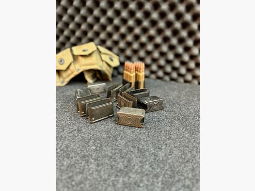 Munition Clip M1 Garand, 30-06, 5er Clips Munclip, M1 Garand 8 Schuss Ladeclip WK II Arsenalware