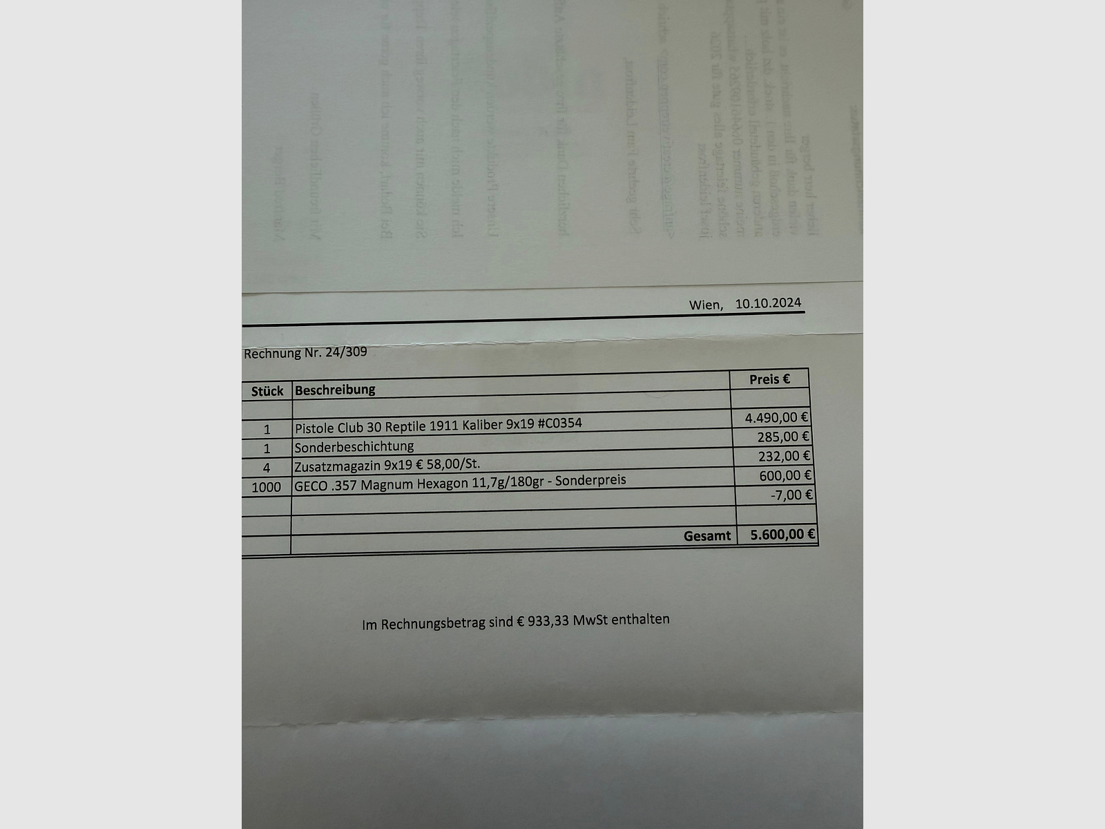 PISTOLE Club 30 Rettili 1911 Calibro 9x19