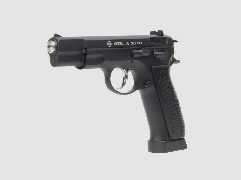 CZ 75 Schwarz 4,5mm BB Druckluft Co2 BlowBack