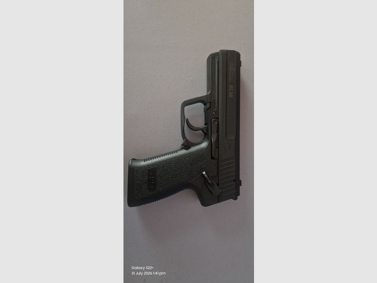 Röhm RG 96 + accessories and a universal 360° holster