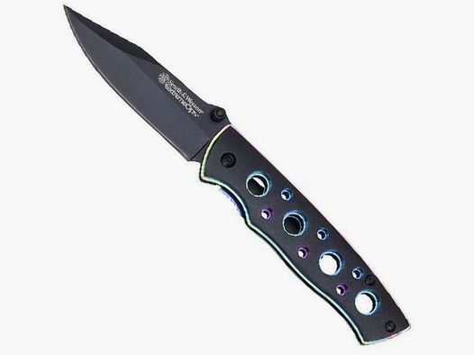 Coltello a serramanico S&W Extreme Ops nero Rainbow