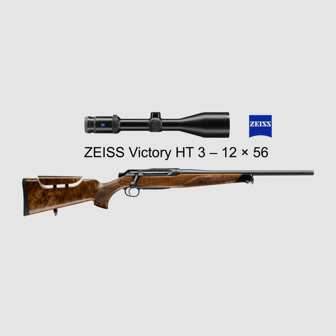 J.P. Sauer & Sohn Sauer 505 Ergo Lux Fucile a ripetizione HQ3 Pacchetto di attrezzature Elegance + VSR | 8.5x55 Blaser | ZEISS Victory HT 3-12x56