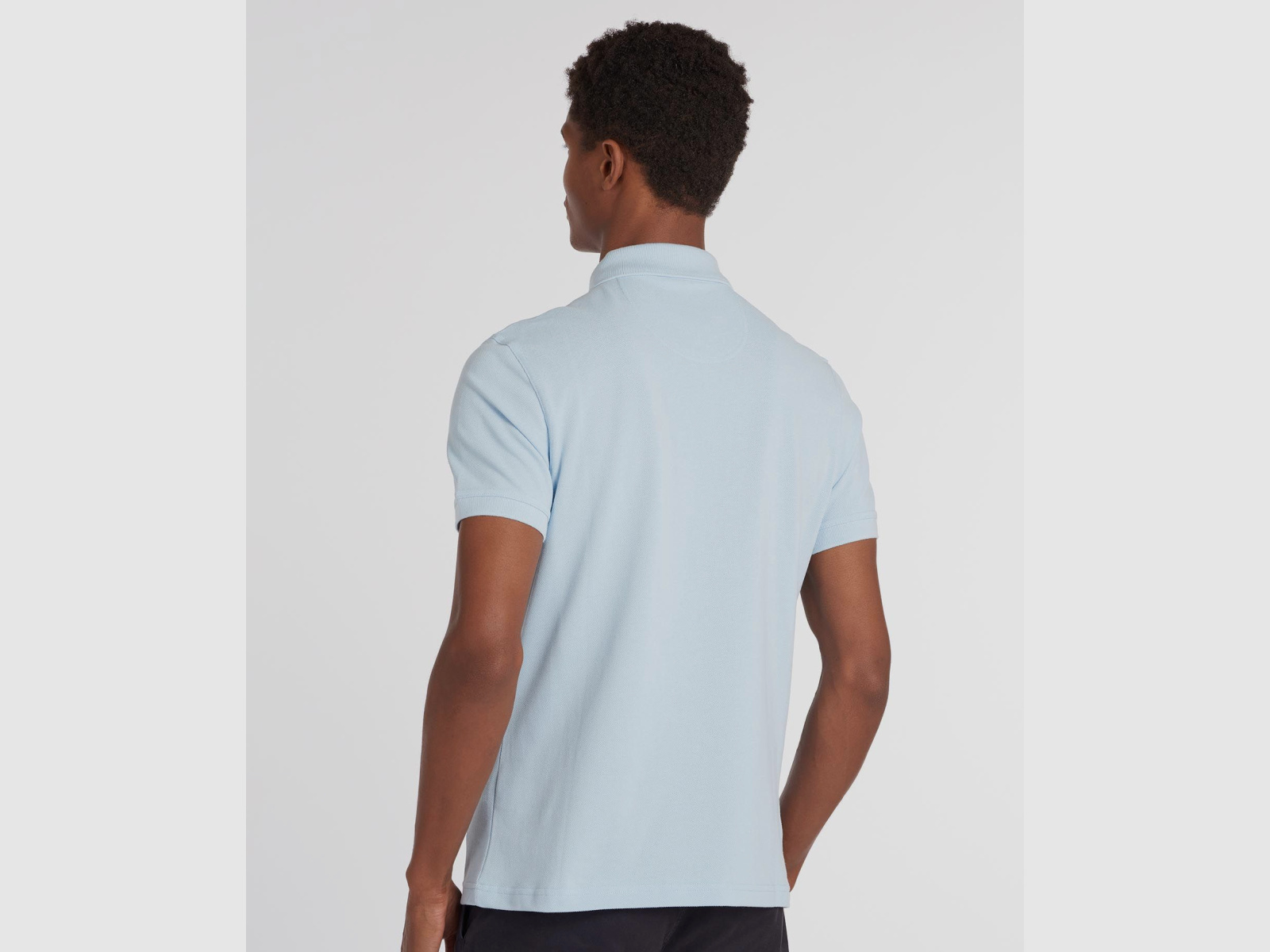 BARBOUR Sports Polo Sky Blue