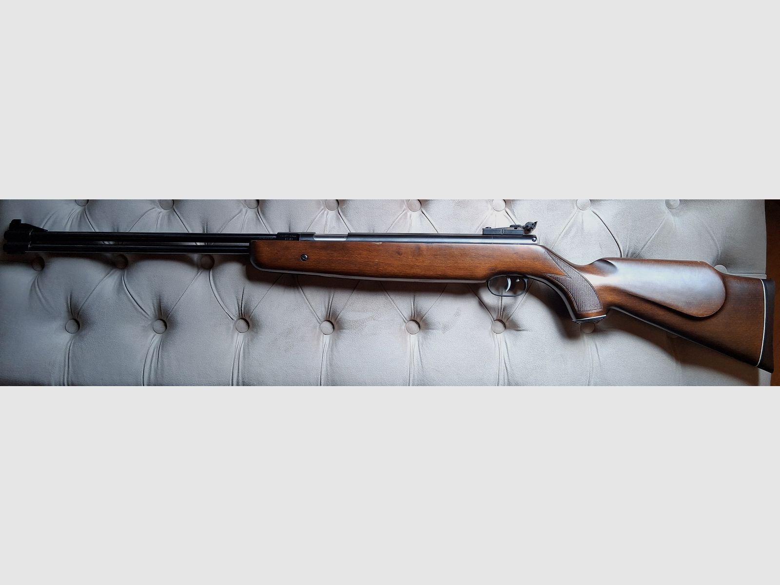 Luftgewehr Weihrauch HW 77 - das Unterhebelspanner-Druckluftgewehr HW77 für Profischützen Weitschussgewehr sehr stark mit F-Zeichen Frei ab 18 Kaliber 4.5mm 0.177