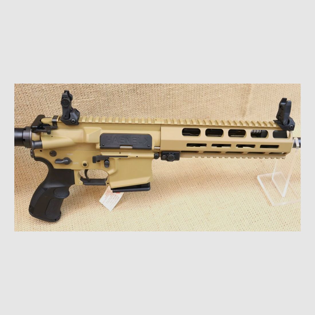 Haenel CR223 in Farbe Sand, inkl. Tasmanian Tiger Rifle Bag, sofort lieferb .223Rem