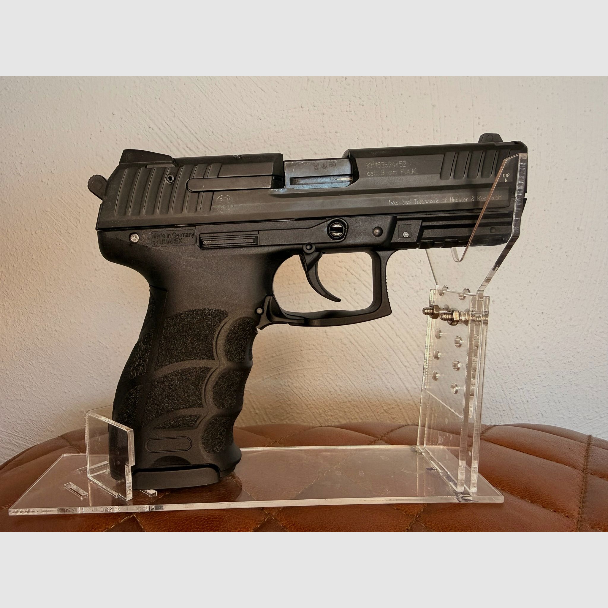 Heckler & Koch P30 Schreckschuss-pistool 9 mm P.A.K. geblauwild