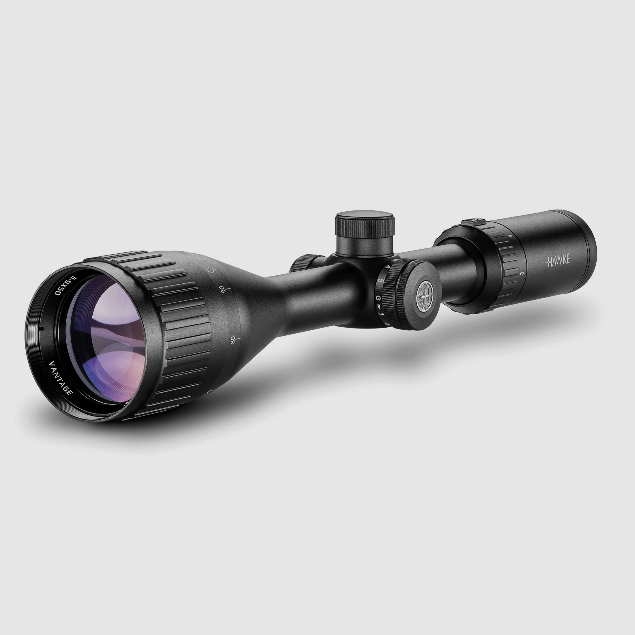 HAWKE 14232 Zielfernrohr VANTAGE 3-9x50 AO MIL DOT IR Leuchtabsehen Rot und Grün