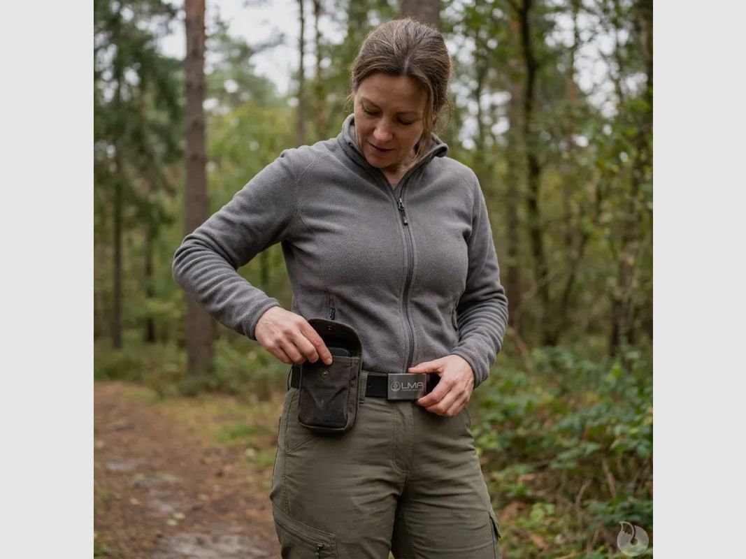 Bivouac Ledergürtel schwarz 120 cm - Robust und elegant, Bild 4 von 6