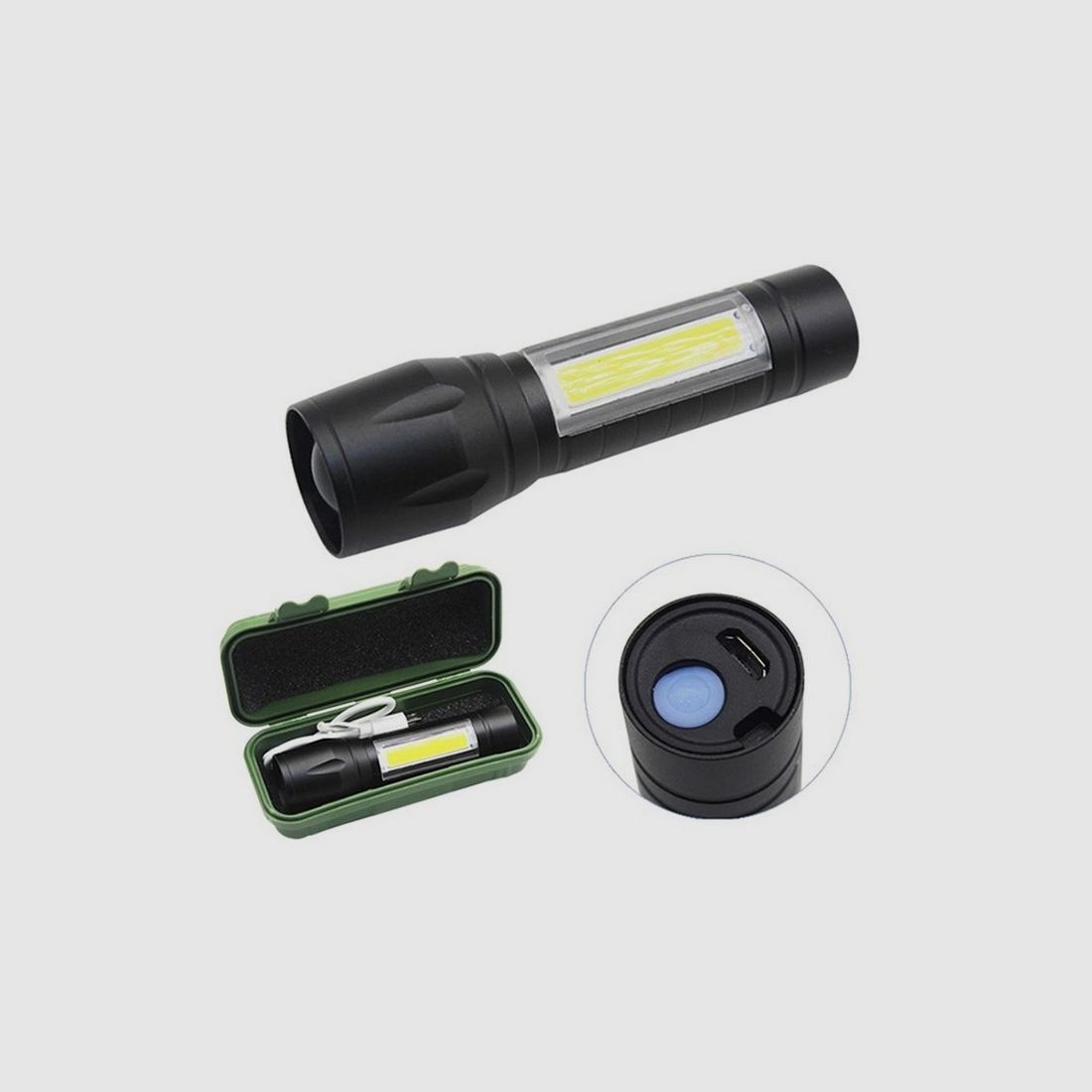 Lampe de poche LED 8000W, image 2 sur 5