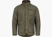 Herren Vintage Jacke Miles Oliv Mélange/Schwarz M