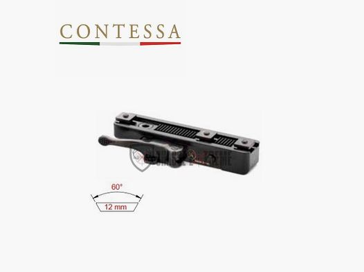 Abnehmbare Montage CONTESSA für 12mm Schiene - Swarovski