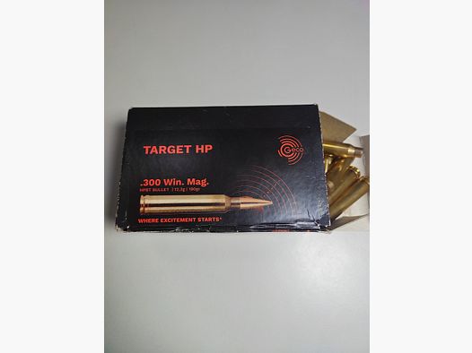 .300 Win. Mag. 300 Win Mag Winchester Magnum cartuchos de Geco (RWS)