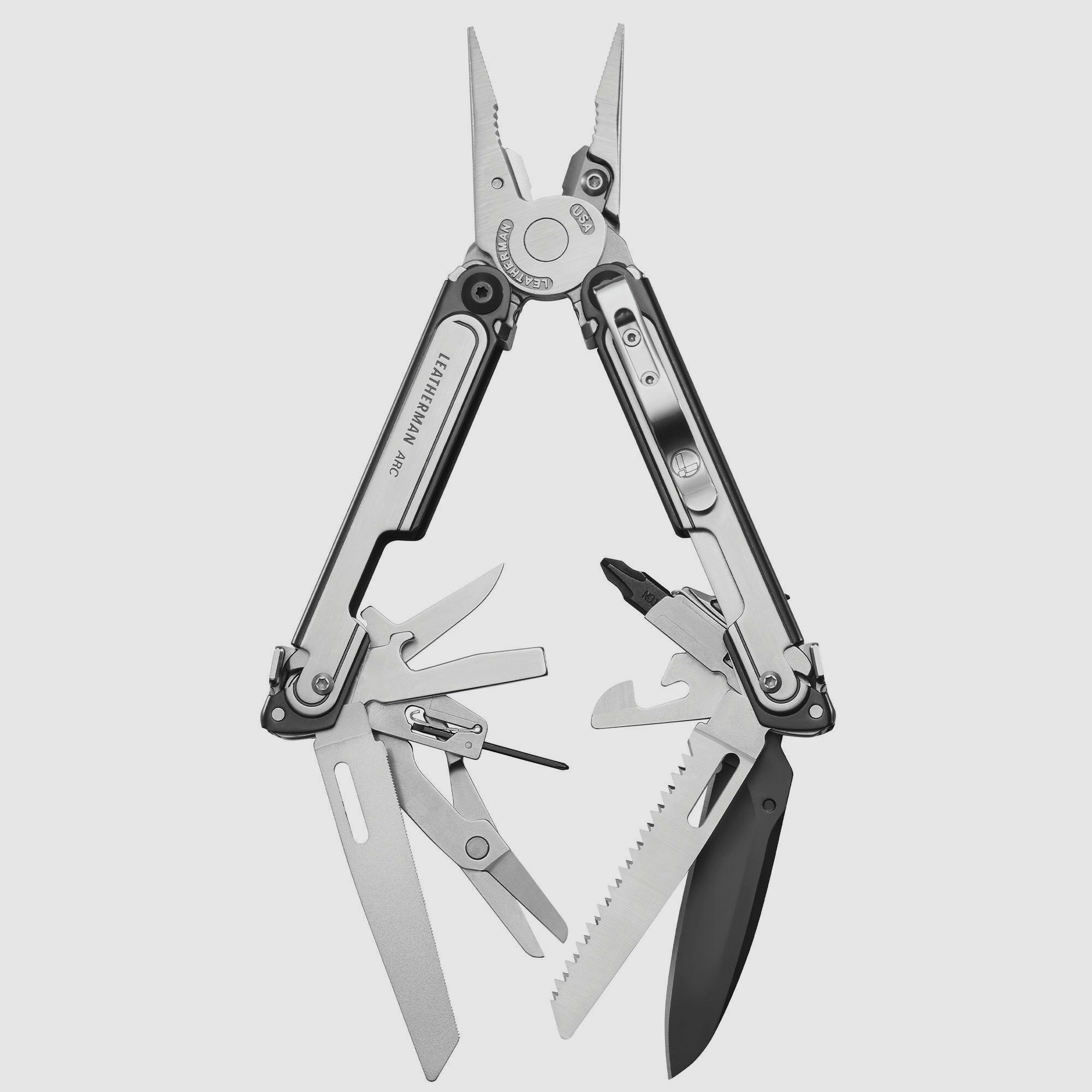 Leatherman ARC Black & Silver, Nylon Holster with Pocket, M, image 3 of 6