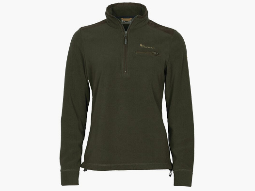 Pinewood Damen Fleecepullover Smaland Hunters Half-Zip H.Brown