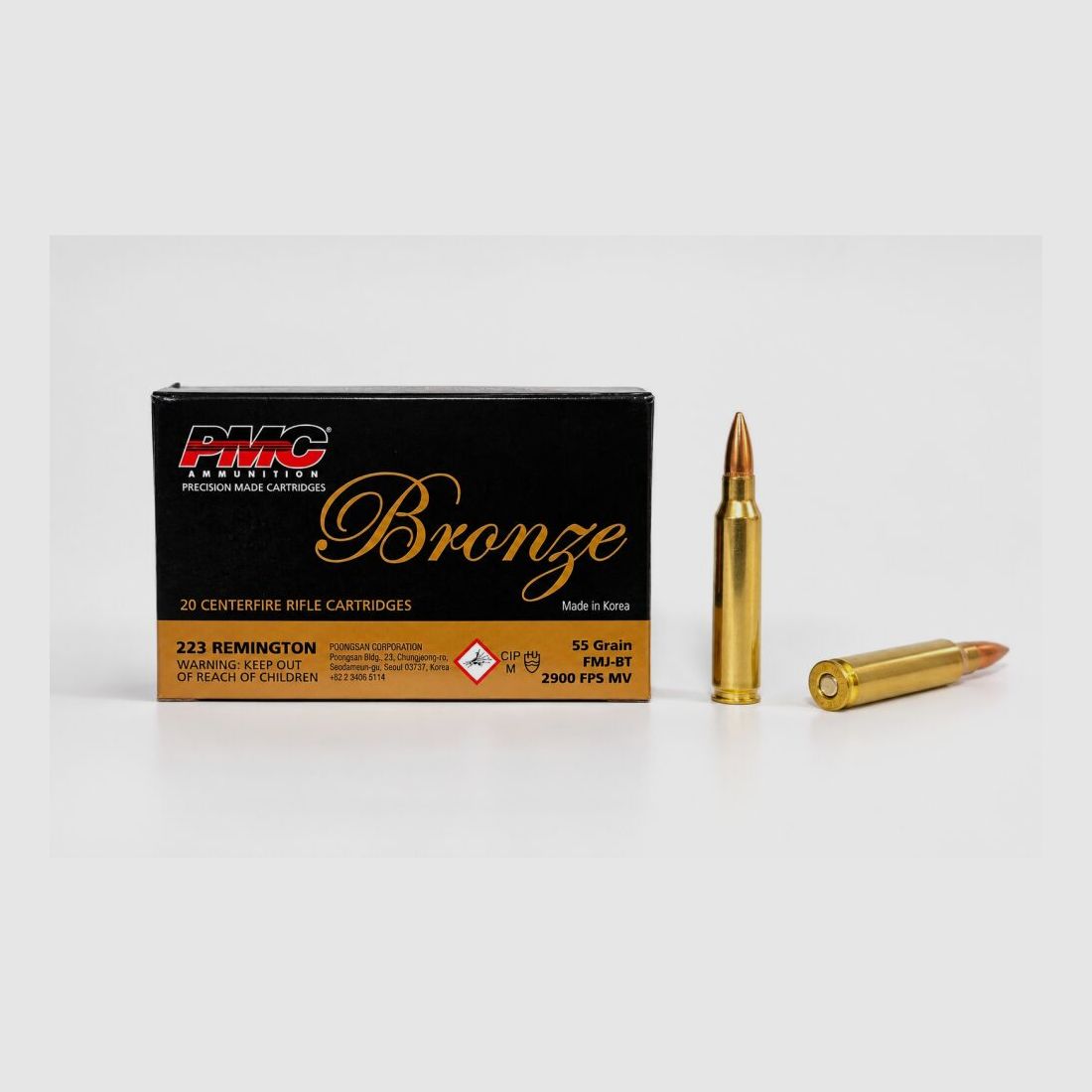 PMC PMC Bronze FMJ-BT 55 grs.
