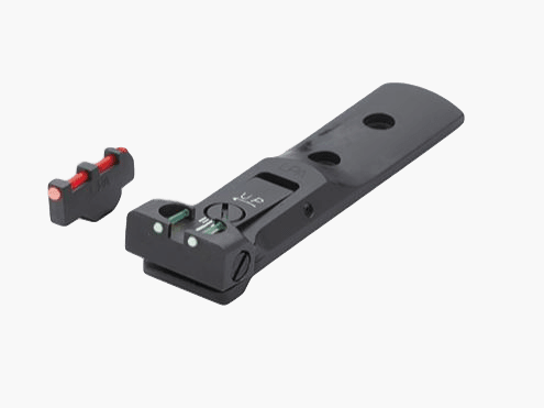 LPA fiber-optic micrometer sight, with pinned front sight, black S&W