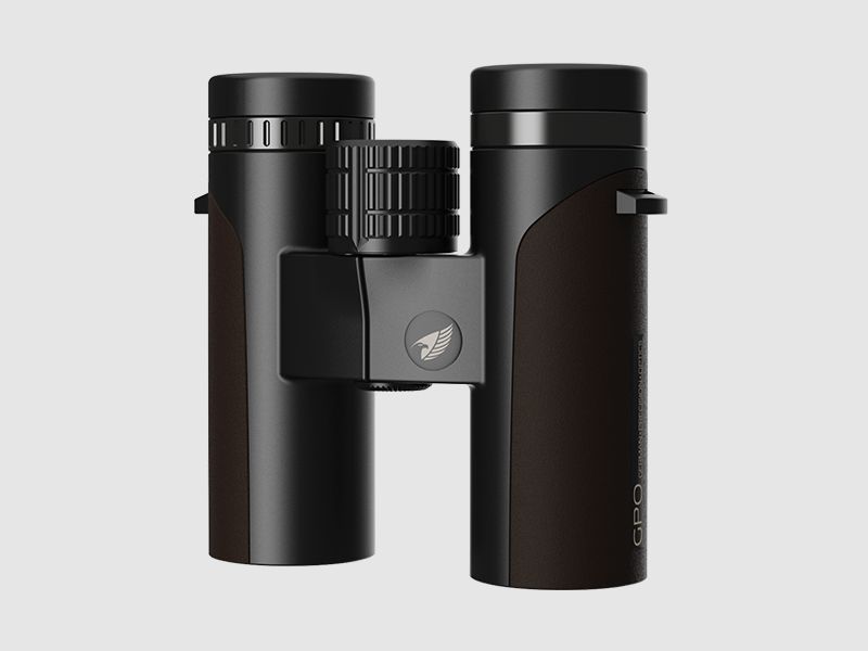 GPO B323 binoculars Passion ED 10x32 brown with accessories birdwatching nature observation 50111003