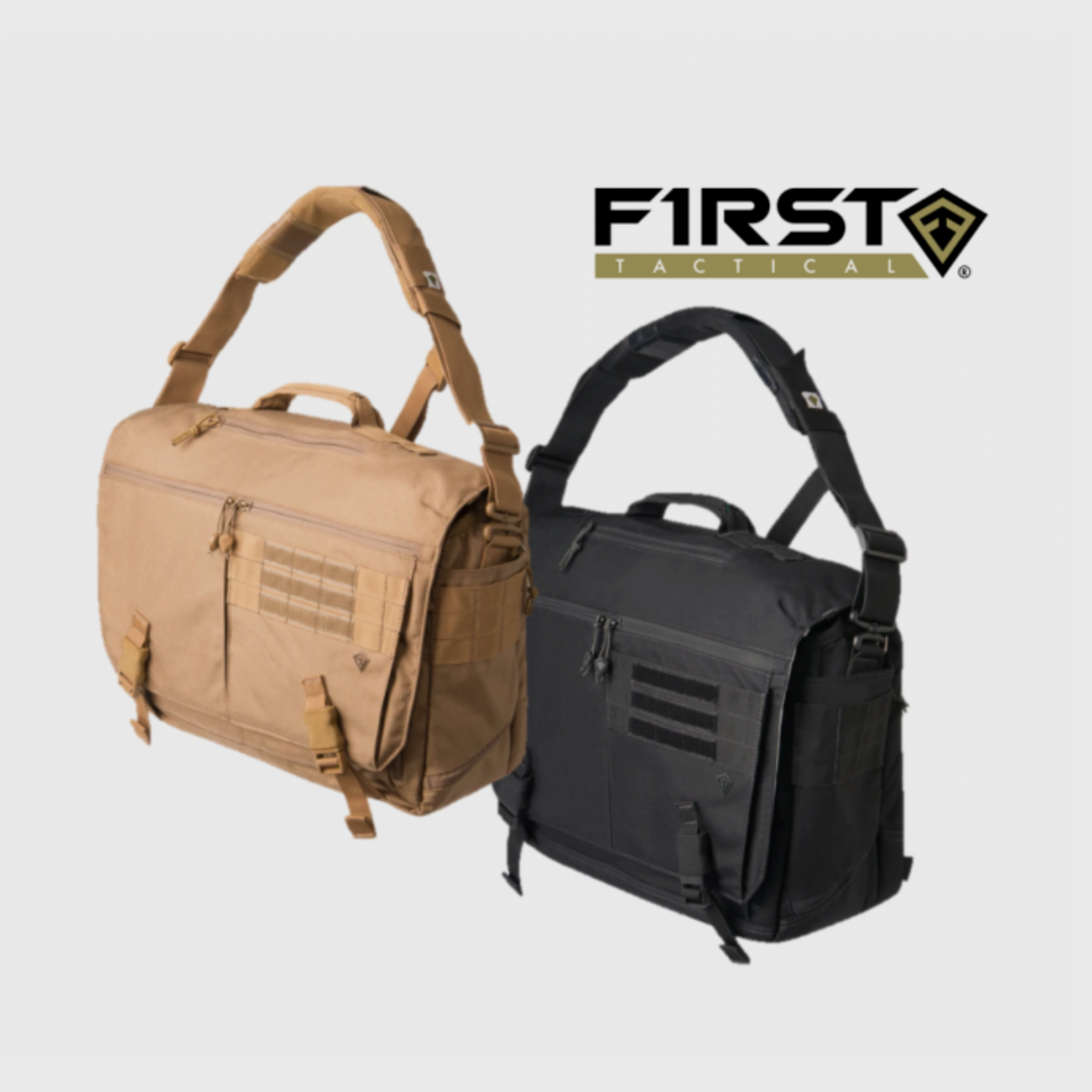 Acend Messenger Schwarz/Beige